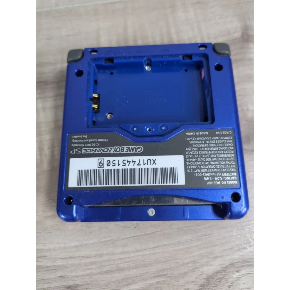 Nintendo Game Boy Advance SP Blue ( FOR PARTS OR NOT WORKING )